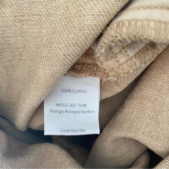 Show Me Your MuMu NWTs Ranger Romper size XL Tan Safari - Picture 7 of 8